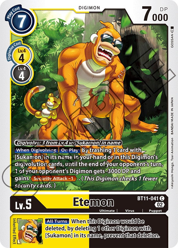 Etemon [BT11-041] [Dimensional Phase] | Card Merchant Takapuna