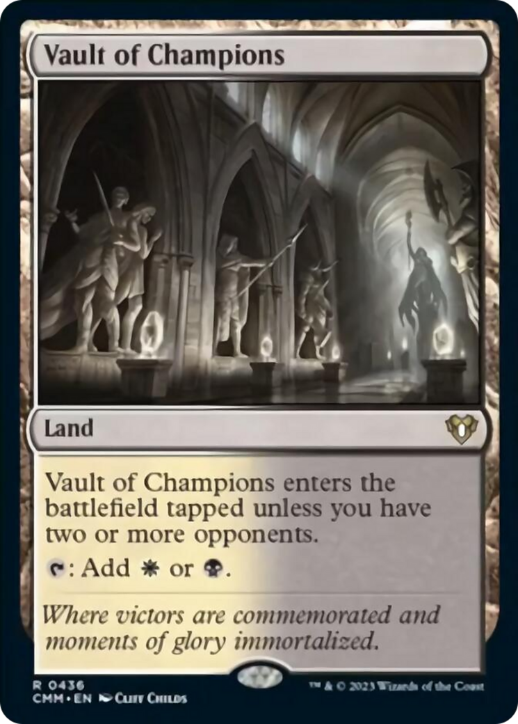 Vault of Champions [Commander Masters] | Card Merchant Takapuna