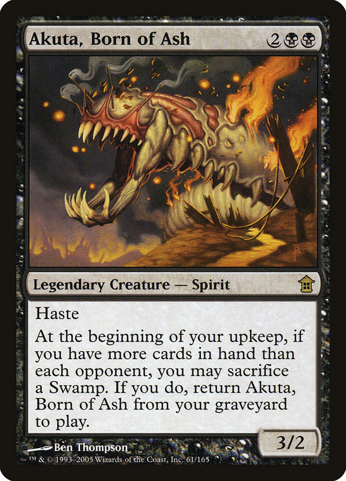 Akuta, Born of Ash [Saviors of Kamigawa] | Card Merchant Takapuna