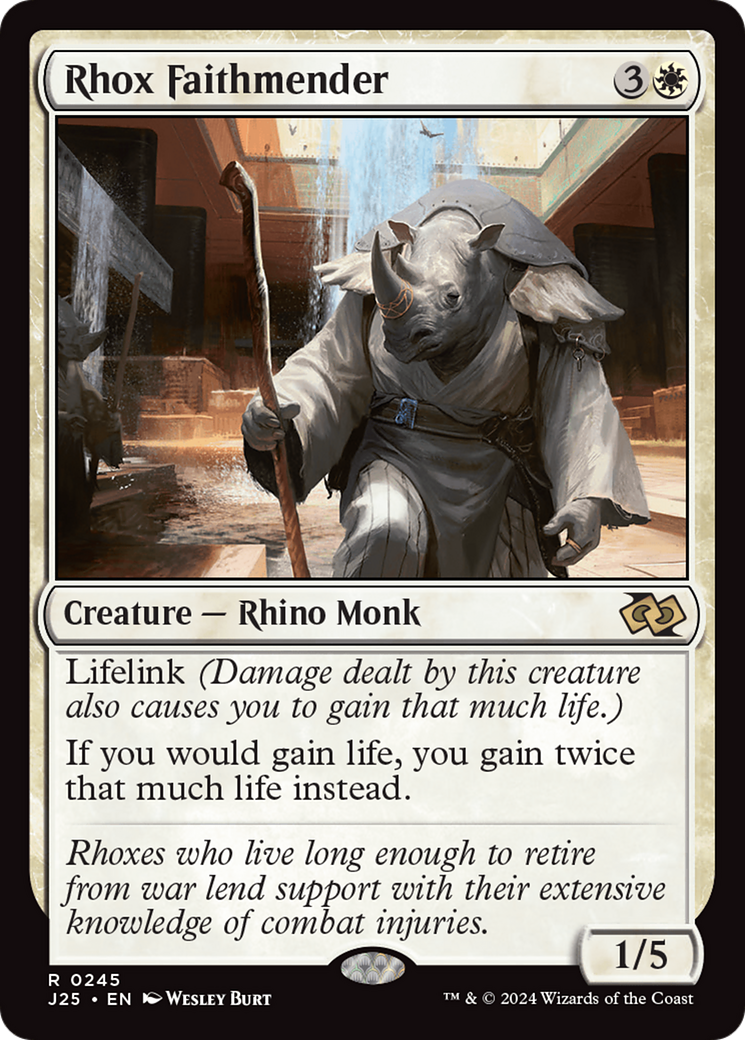 Rhox Faithmender [Foundations Jumpstart] | Card Merchant Takapuna