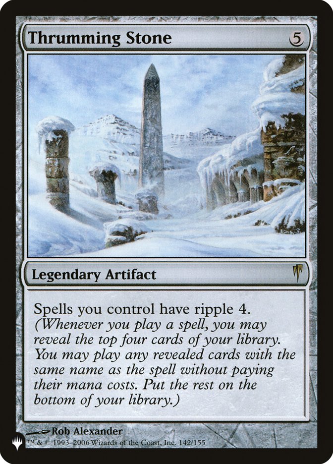 Thrumming Stone [The List] | Card Merchant Takapuna