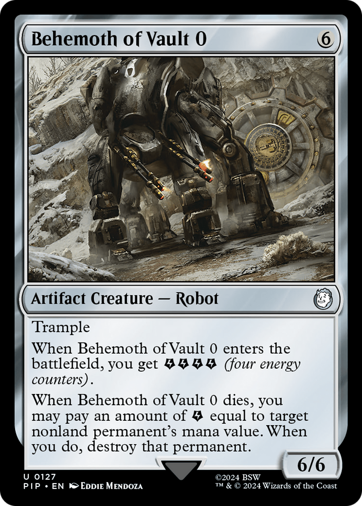 Behemoth of Vault 0 [Fallout] | Card Merchant Takapuna