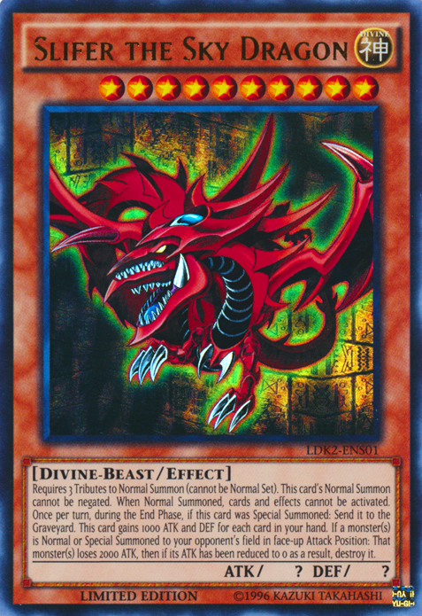 Slifer the Sky Dragon [LDK2-ENS01] Ultra Rare | Card Merchant Takapuna