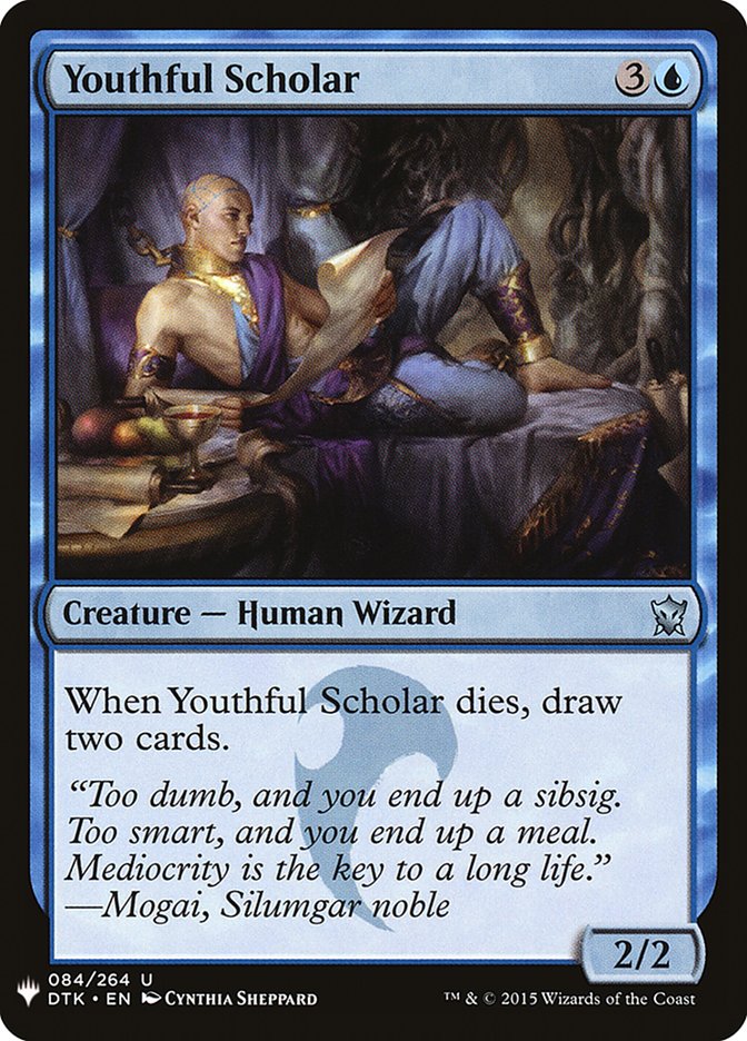 Youthful Scholar [Mystery Booster] | Card Merchant Takapuna