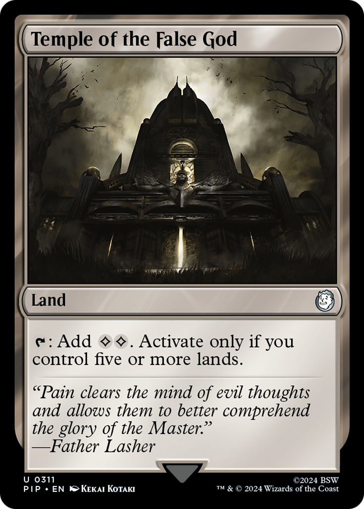 Temple of the False God [Fallout] | Card Merchant Takapuna