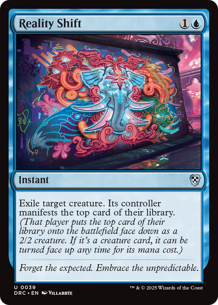 Reality Shift [Aetherdrift Commander] | Card Merchant Takapuna