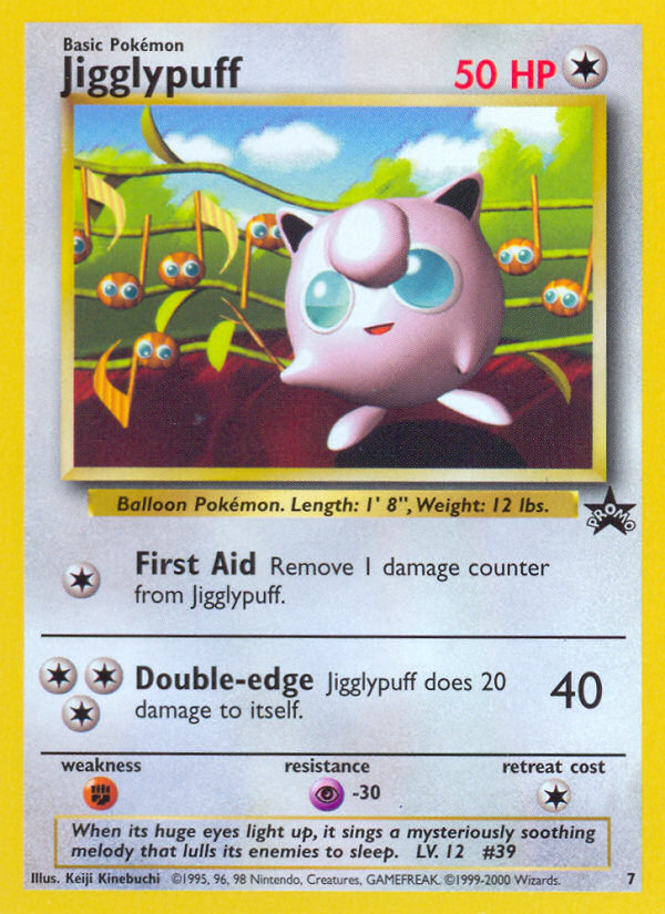 Jigglypuff (7) [Wizards of the Coast: Black Star Promos] | Card Merchant Takapuna