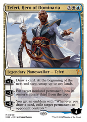 Teferi, Hero of Dominaria (White Border) [Mystery Booster 2] | Card Merchant Takapuna