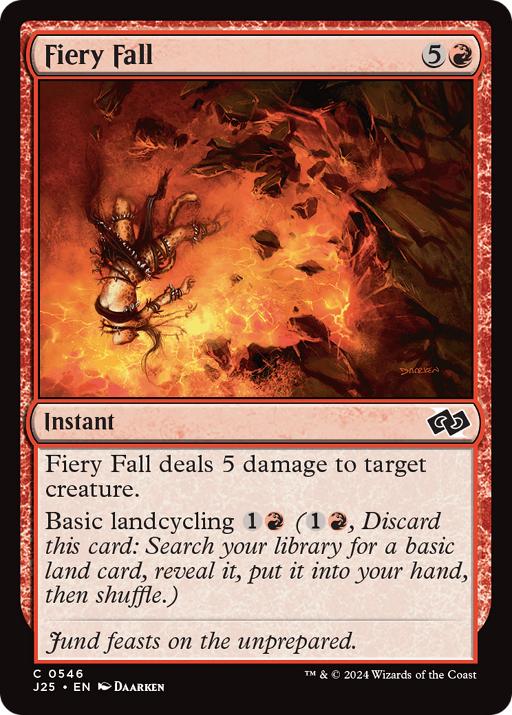 Fiery Fall [Foundations Jumpstart] | Card Merchant Takapuna