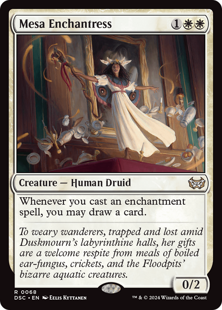 Mesa Enchantress [Duskmourn: House of Horror Commander] | Card Merchant Takapuna