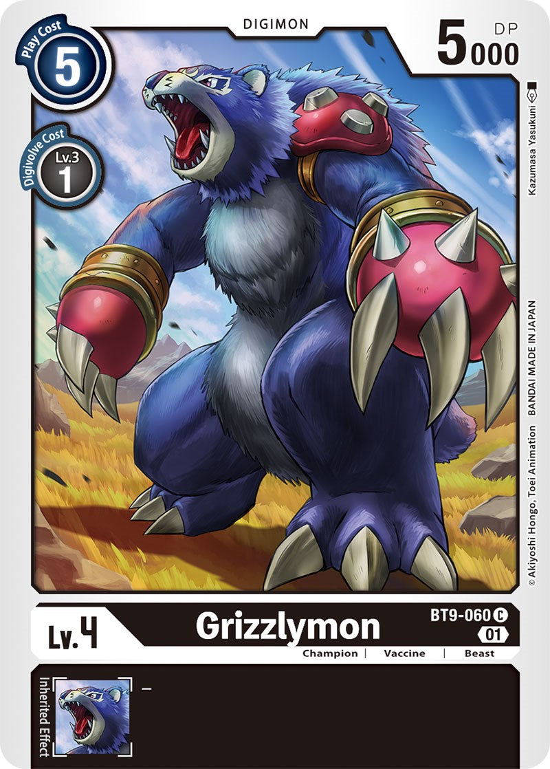 Grizzlymon [BT9-060] [X Record] | Card Merchant Takapuna