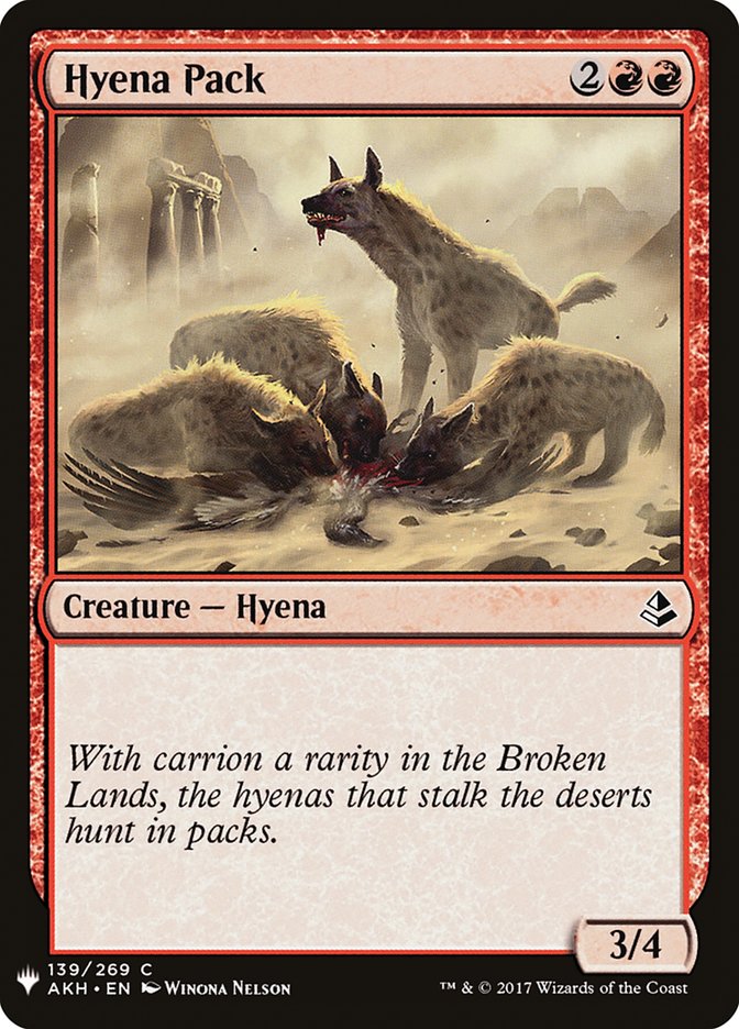 Hyena Pack [Mystery Booster] | Card Merchant Takapuna