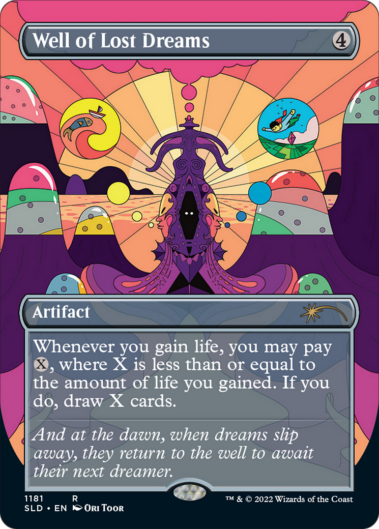 Well of Lost Dreams (1181) (Borderless) [Secret Lair Drop Series] | Card Merchant Takapuna