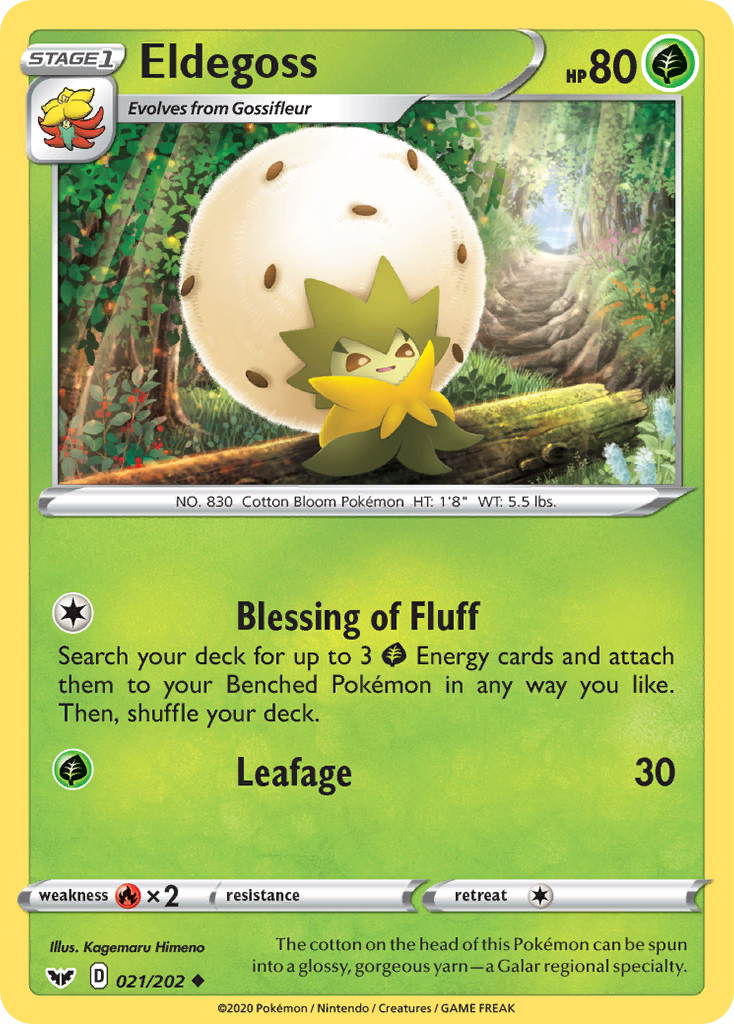 Eldegoss (021/202) [Sword & Shield: Base Set] | Card Merchant Takapuna