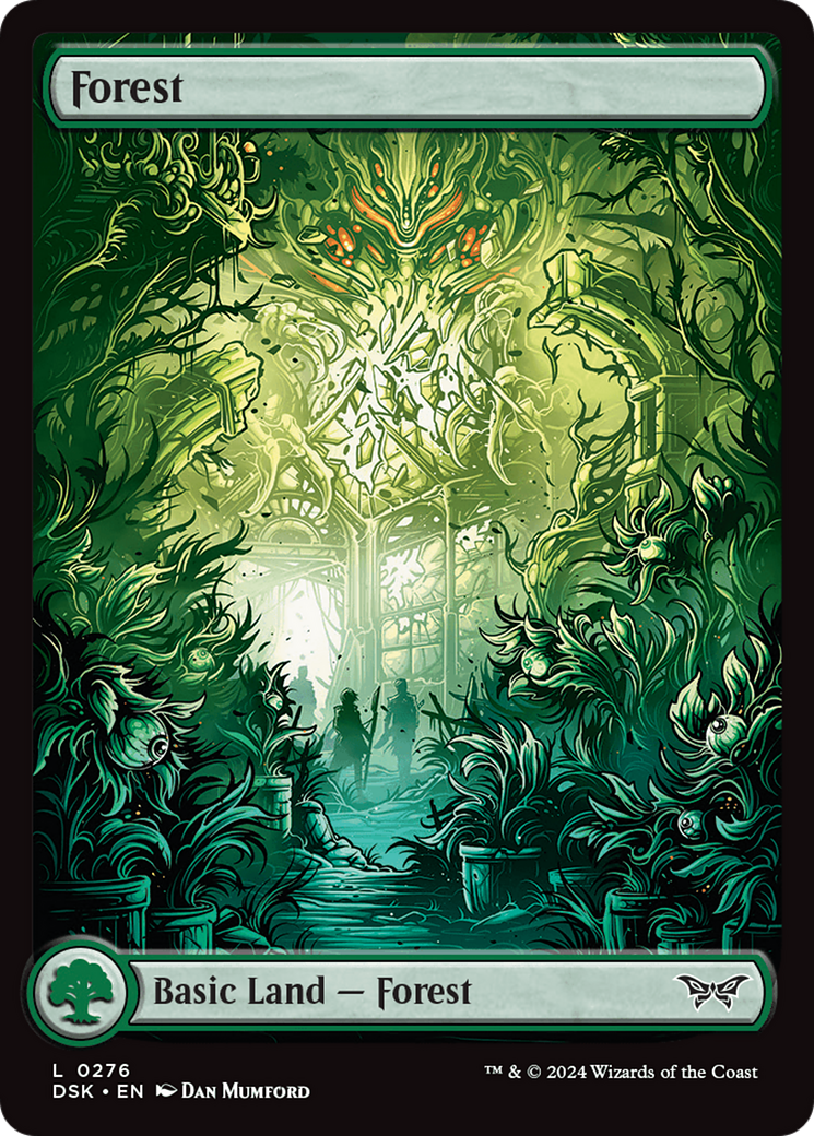 Forest (276) - Full Art [Duskmourn: House of Horror] | Card Merchant Takapuna