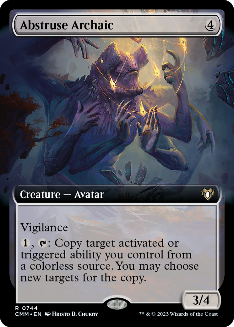 Abstruse Archaic (Extended Art) [Commander Masters] | Card Merchant Takapuna