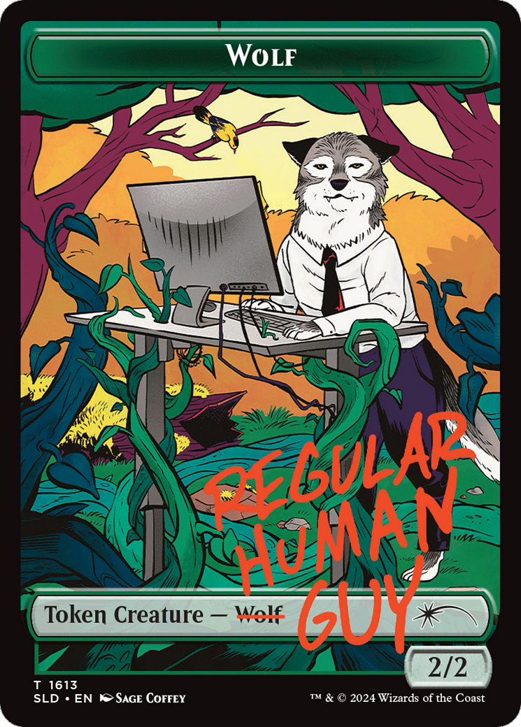 Wolf Token [Secret Lair Drop Series] | Card Merchant Takapuna