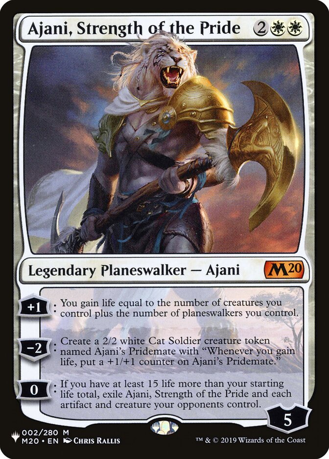 Ajani, Strength of the Pride [The List] | Card Merchant Takapuna