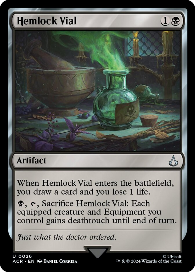 Hemlock Vial [Assassin's Creed] | Card Merchant Takapuna