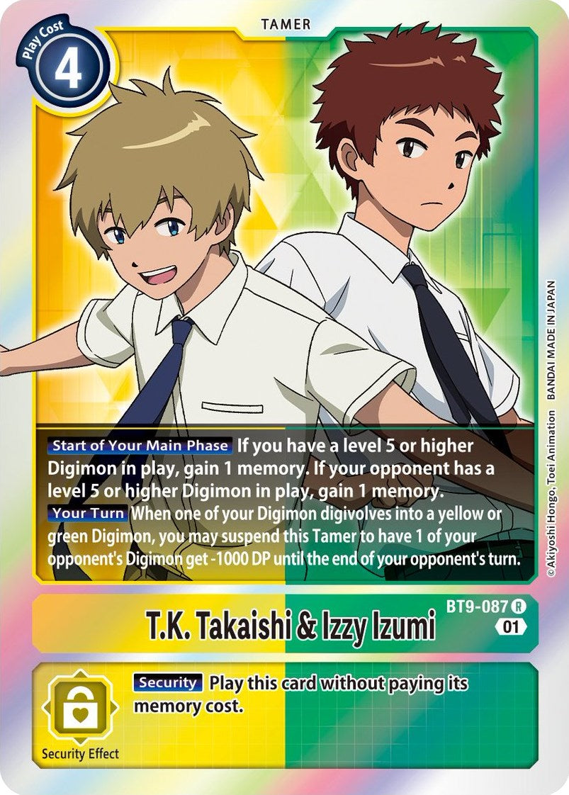 T.K. Takaishi & Izzy Izumi [BT9-087] [X Record] | Card Merchant Takapuna