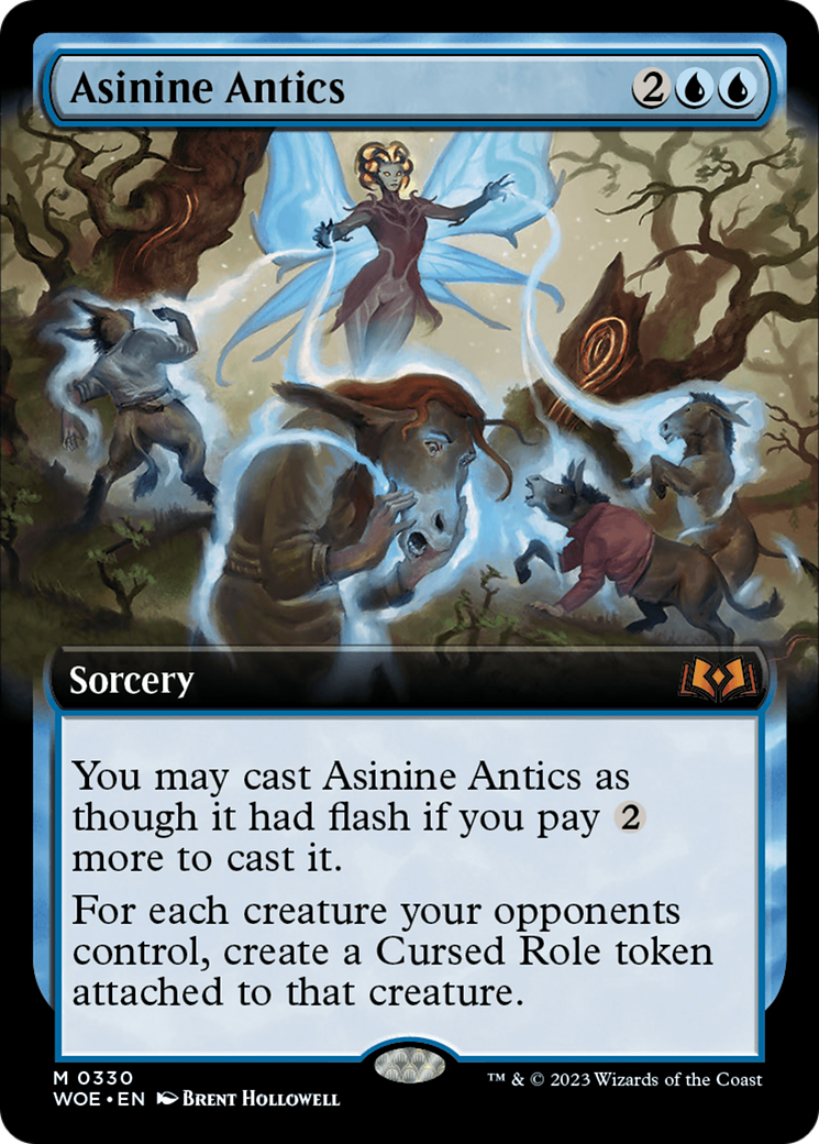 Asinine Antics (Extended Art) [Wilds of Eldraine] | Card Merchant Takapuna