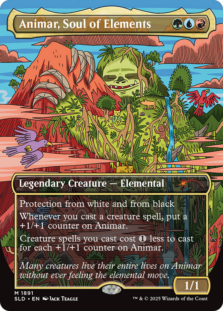 Animar, Soul of Elements (Rainbow Foil) [Secret Lair Drop Series] | Card Merchant Takapuna