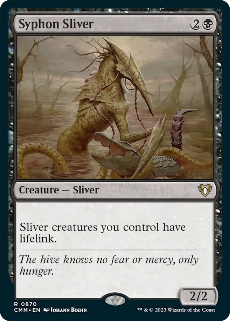 Syphon Sliver [Commander Masters] | Card Merchant Takapuna