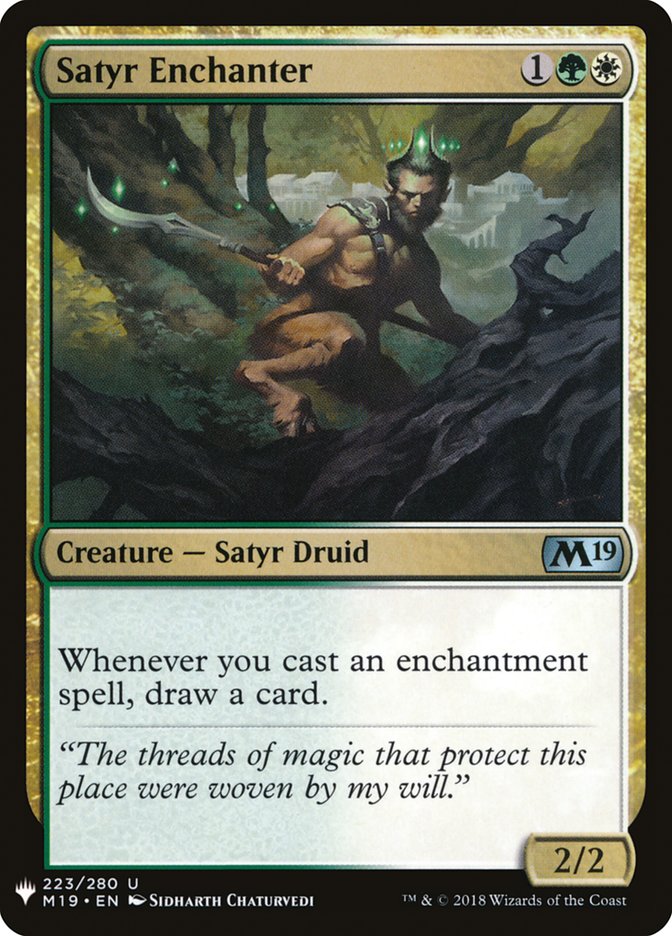 Satyr Enchanter [Mystery Booster] | Card Merchant Takapuna