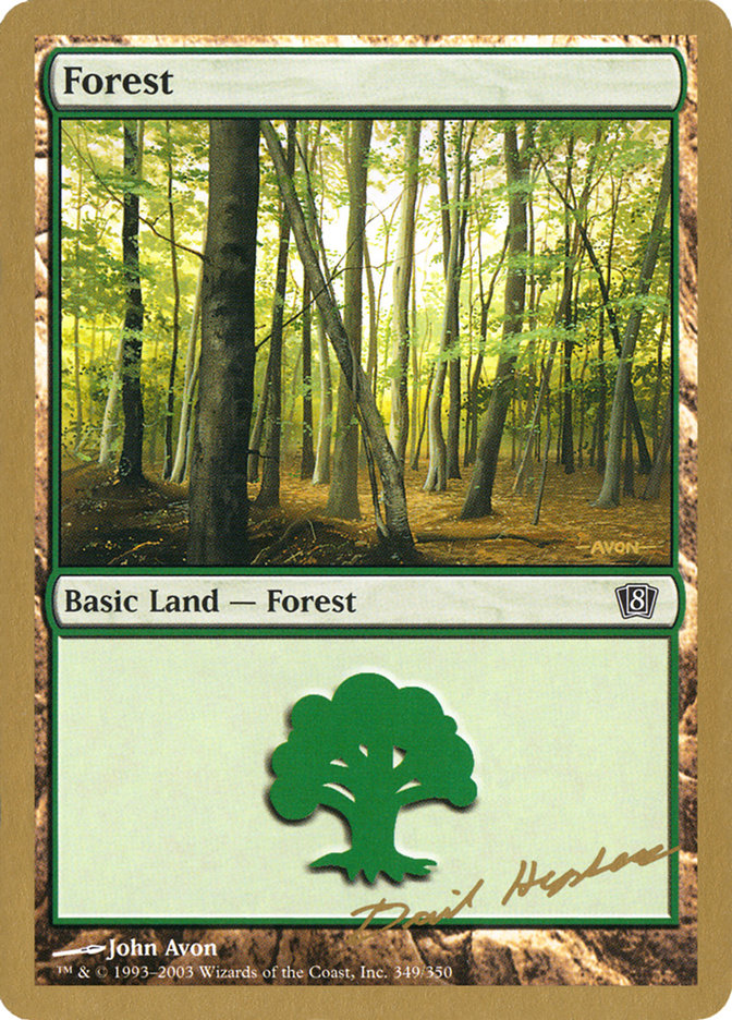 Forest (dh349) (Dave Humpherys) [World Championship Decks 2003] | Card Merchant Takapuna