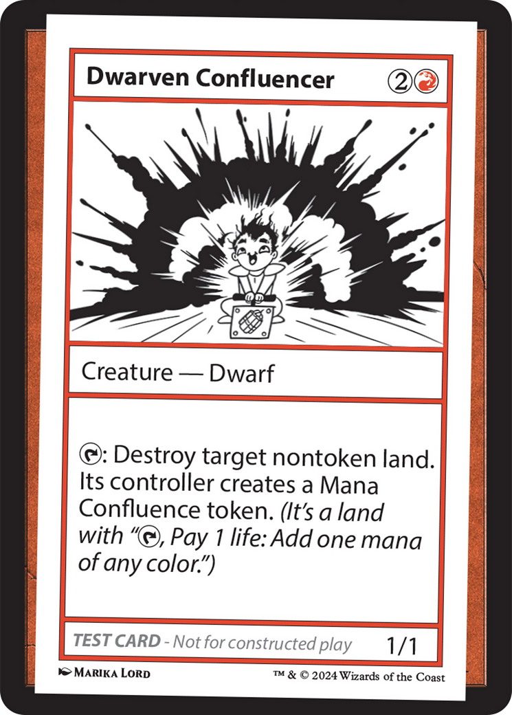 Dwarven Confluencer [Mystery Booster 2 Playtest Cards] | Card Merchant Takapuna