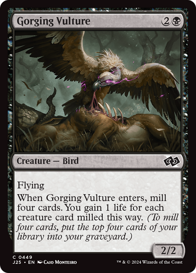 Gorging Vulture [Foundations Jumpstart] | Card Merchant Takapuna