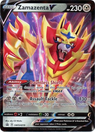 Zamazenta V (SWSH019) [Sword & Shield: Black Star Promos] | Card Merchant Takapuna