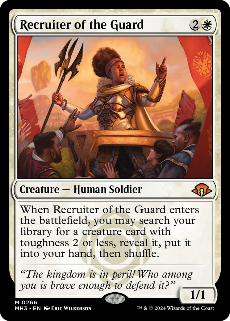 Recruiter of the Guard [Modern Horizons 3] | Card Merchant Takapuna