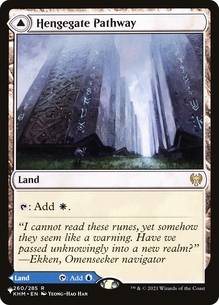 Hengegate Pathway // Mistgate Pathway [Secret Lair: From Cute to Brute] | Card Merchant Takapuna