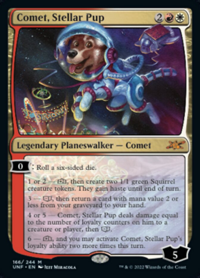 Comet, Stellar Pup [Unfinity] | Card Merchant Takapuna