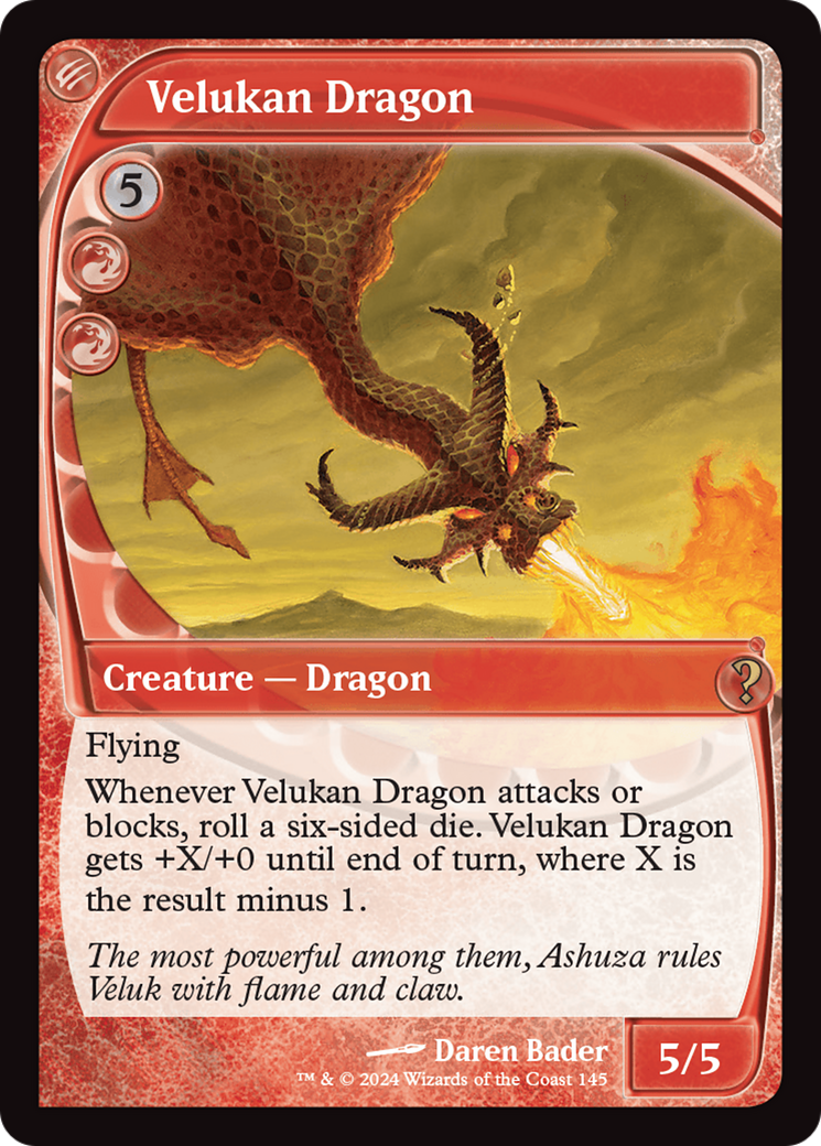 Velukan Dragon (Future Sight) [Mystery Booster 2] | Card Merchant Takapuna