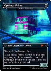 Darksteel Colossus - Optimus Prime (Borderless) [Secret Lair Drop Series] | Card Merchant Takapuna