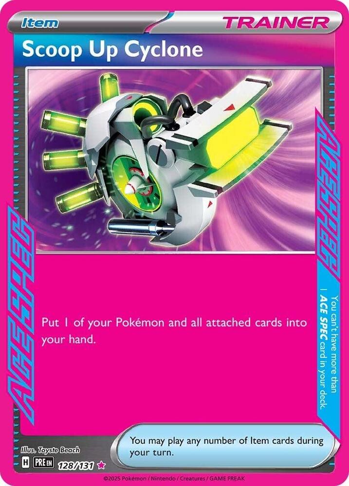 Scoop Up Cyclone (128/131) [Scarlet & Violet: Prismatic Evolutions] | Card Merchant Takapuna