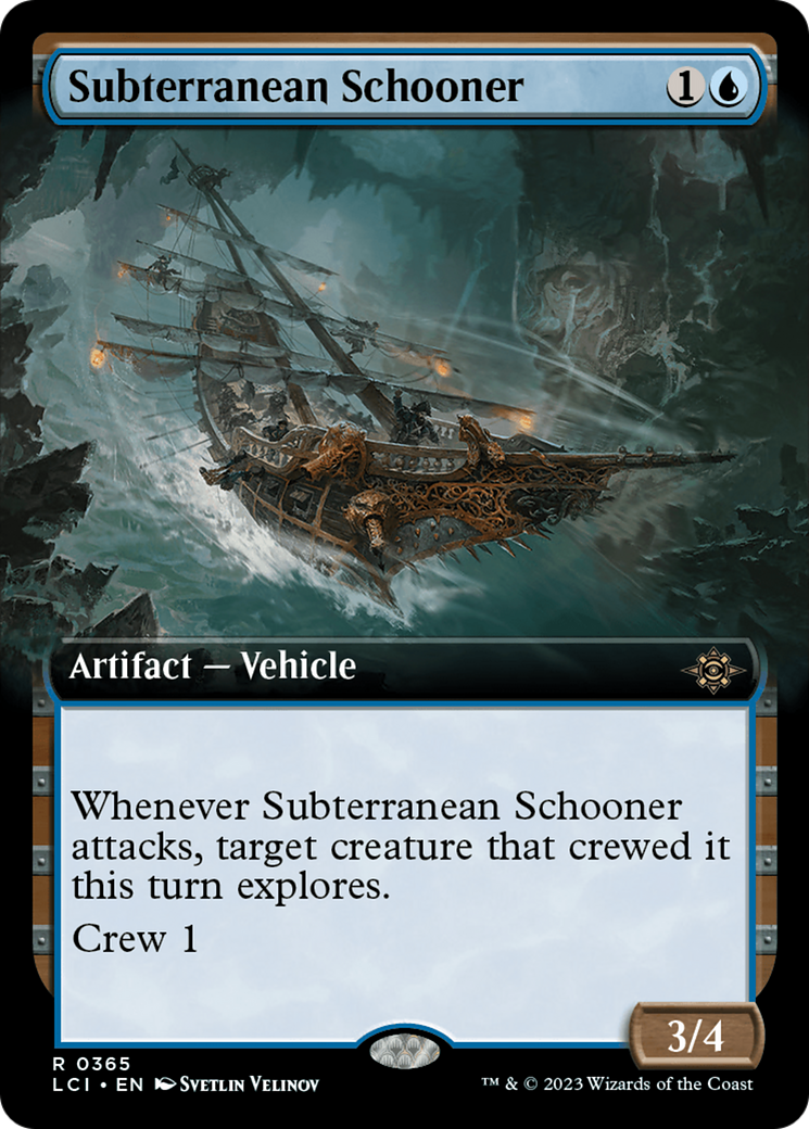 Subterranean Schooner (Extended Art) [The Lost Caverns of Ixalan] | Card Merchant Takapuna