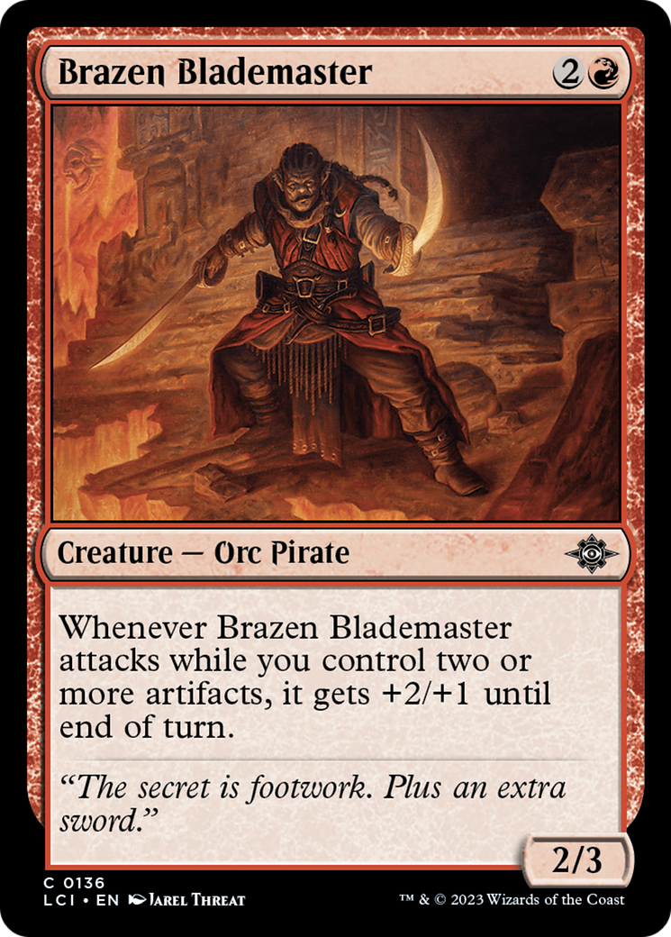 Brazen Blademaster [The Lost Caverns of Ixalan] | Card Merchant Takapuna