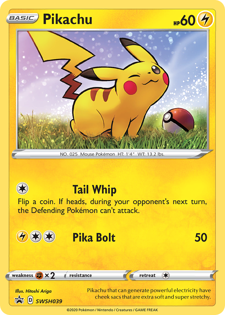 Pikachu (SWSH039) [Sword & Shield: Black Star Promos] | Card Merchant Takapuna