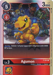 Agumon [P-001] (Rainbow Foil) [Promotional Cards] | Card Merchant Takapuna