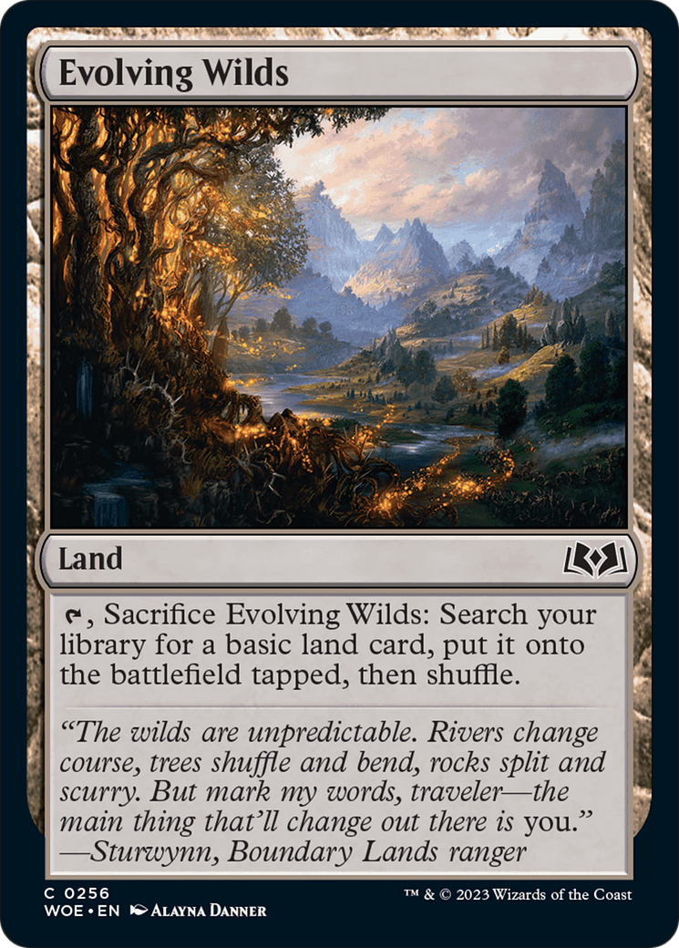 Evolving Wilds [Wilds of Eldraine] | Card Merchant Takapuna