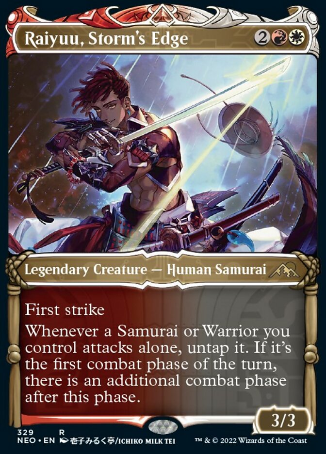 Raiyuu, Storm's Edge (Showcase Samurai) [Kamigawa: Neon Dynasty] | Card Merchant Takapuna