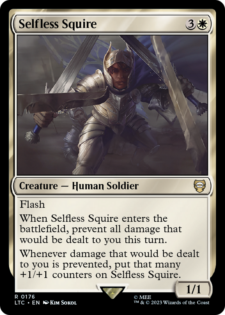 Selfless Squire [The Lord of the Rings: Tales of Middle-Earth Commander] | Card Merchant Takapuna