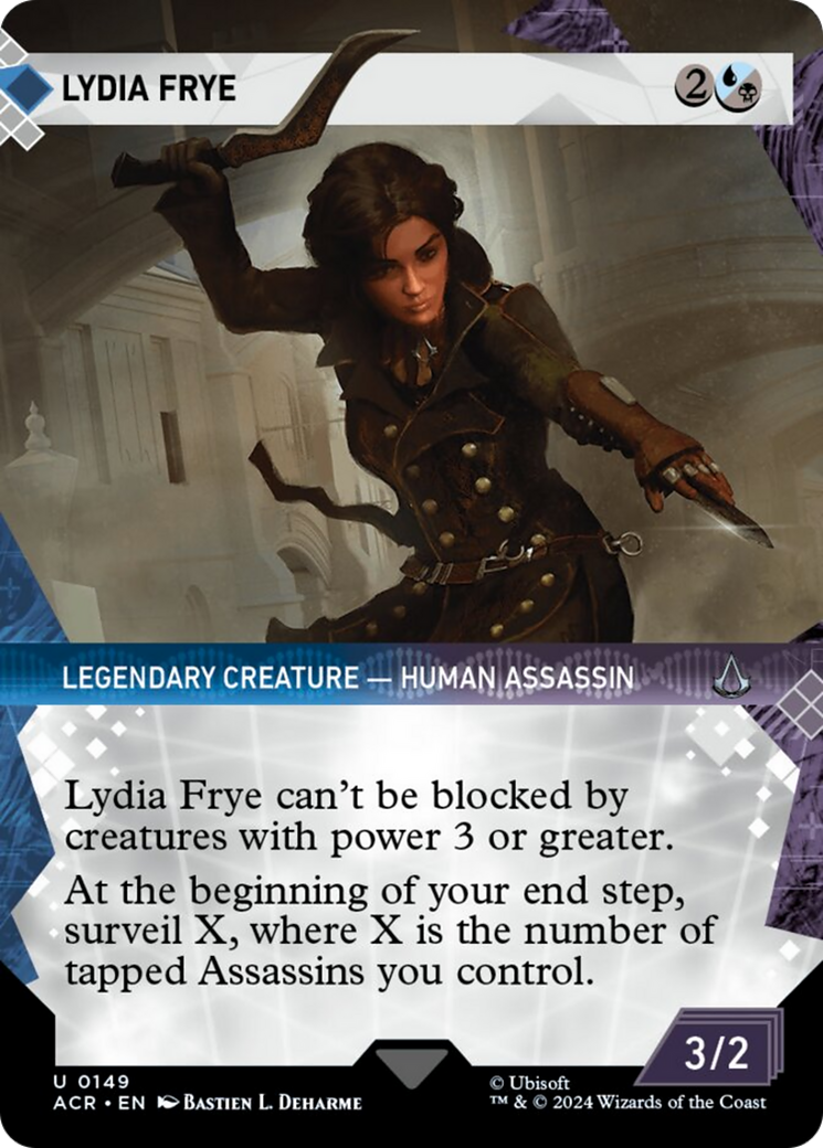 Lydia Frye (Showcase) [Assassin's Creed] | Card Merchant Takapuna