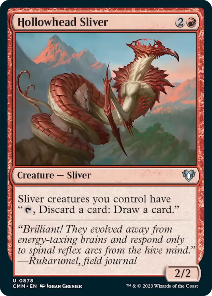 Hollowhead Sliver [Commander Masters] | Card Merchant Takapuna