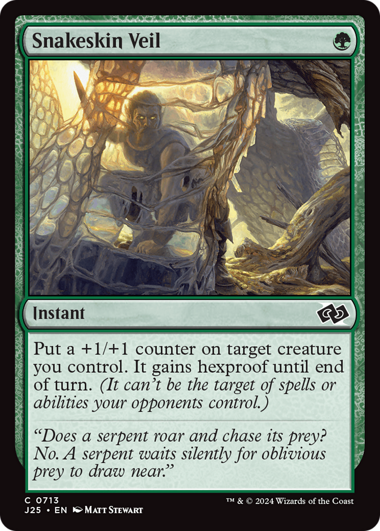 Snakeskin Veil [Foundations Jumpstart] | Card Merchant Takapuna