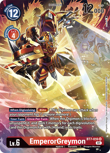 EmperorGreymon [BT7-016] (Alternate Art) [Next Adventure] | Card Merchant Takapuna