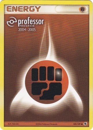 Fighting Energy (105/109) (2004 2005) [Professor Program Promos] | Card Merchant Takapuna